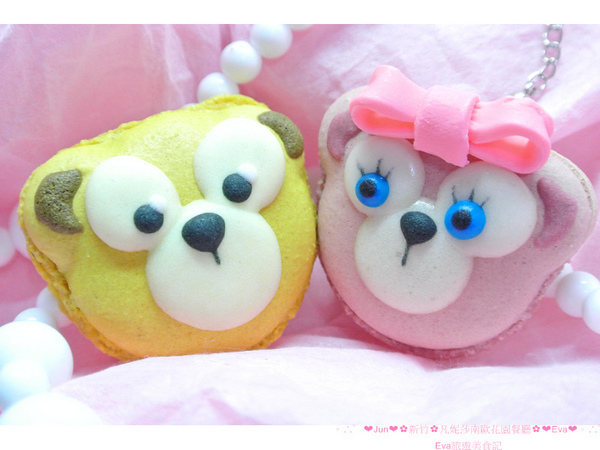 凡妮莎南歐花園餐廳:【食記】oO。新竹 凡妮莎南歐花園餐廳 達菲熊(Duffy)馬卡龍 日本最火紅的人手一隻達菲熊竟然做成馬卡龍啦!超可愛捨不得吃~。o○。