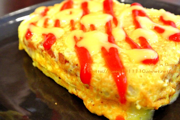 向陽晨間飲食館(二店)：[美食]新北♥超滿足的巨無霸貪吃鬼薯餅塔♥向陽晨間飲食館