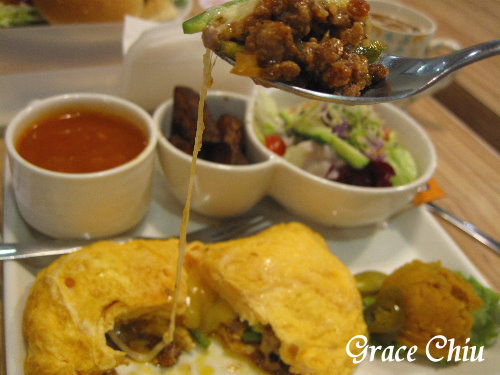 李歐愛高妹:李歐愛高妹~漢堡&歐姆蛋