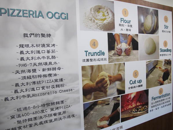 Pizzeria Oggi(敦南店)：(胖樺食記)台北市敦化南路Pizzeria Oggi二訪。正港義大利披薩餅皮薄脆Q彈。當月壽星贈送披薩一枚。