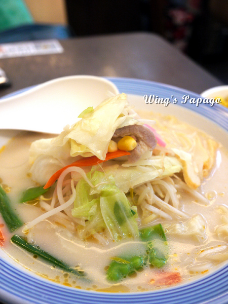 長崎Champon Ringer Hut強棒麵:野菜滿滿。長崎強棒麵Champon Ringer Hut