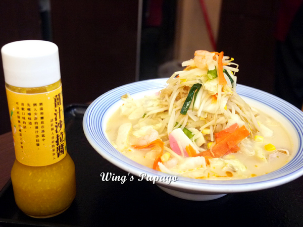 長崎Champon Ringer Hut強棒麵:野菜滿滿。長崎強棒麵Champon Ringer Hut