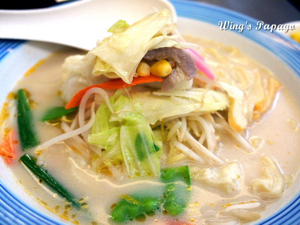 長崎Champon Ringer Hut強棒麵:野菜滿滿。長崎強棒麵Champon Ringer Hut