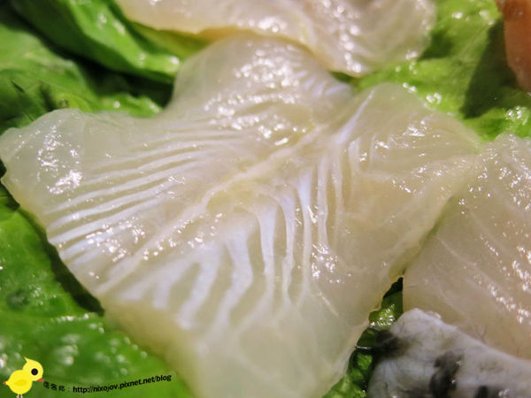 台北-青禾幸福鍋物涮涮屋(永安店)-個人鴛鴦火鍋-豪華海陸鍋-綜合魚片盤、犇牛盤