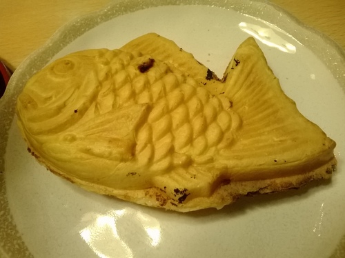 若葉鯛魚燒：爆漿的白玉cheese鯛魚燒、美食記者上門來~~~若葉鯛魚燒