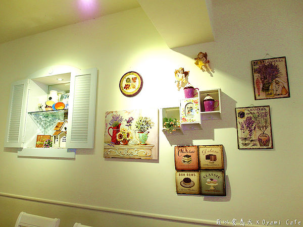 Oyami cafe：《試吃》巷弄中的Tiffany藍，女孩們尖叫吧！【Oyami Cafe】（西門町、鄉村風、咖啡、下午茶、甜點、義大利麵、捷運西門站）