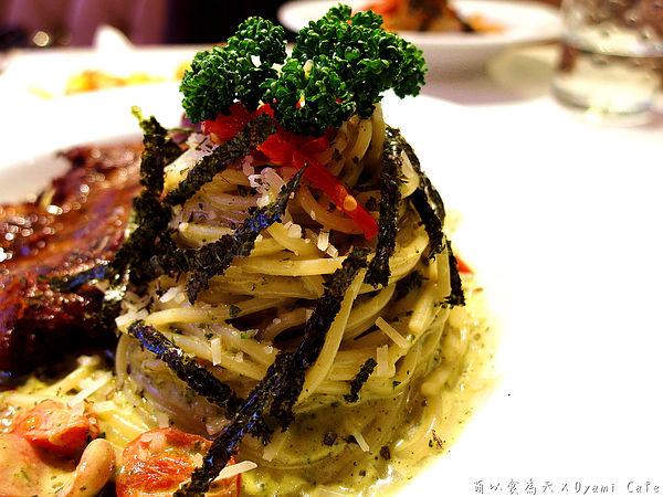 Oyami cafe：《試吃》巷弄中的Tiffany藍，女孩們尖叫吧！【Oyami Cafe】（西門町、鄉村風、咖啡、下午茶、甜點、義大利麵、捷運西門站）