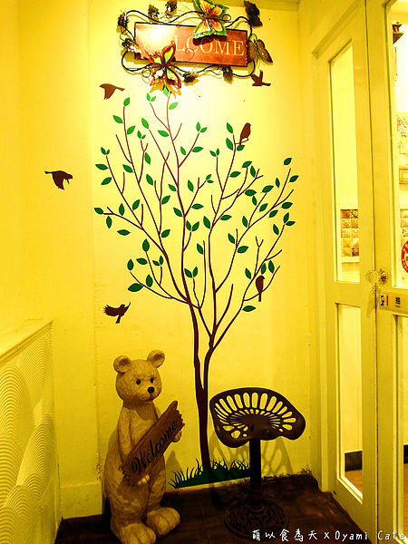 Oyami cafe：《試吃》巷弄中的Tiffany藍，女孩們尖叫吧！【Oyami Cafe】（西門町、鄉村風、咖啡、下午茶、甜點、義大利麵、捷運西門站）