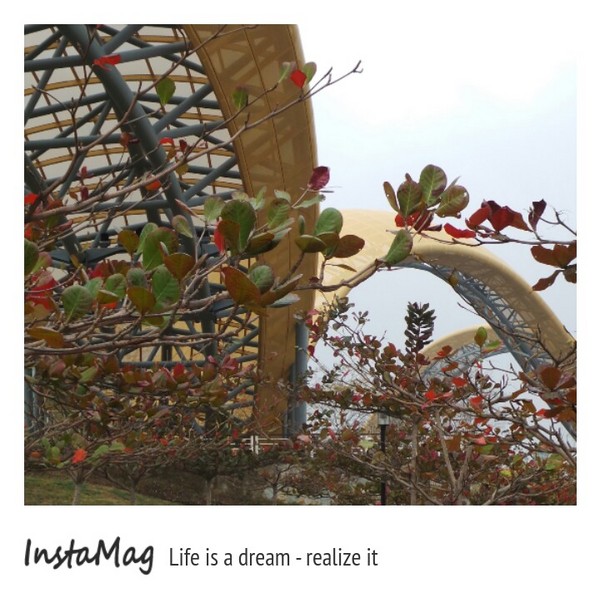 南科迎曦湖：黃色巨蟒~迎曦湖