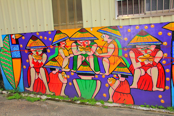 軟橋彩繪社區：[遊記]【新竹竹東】軟橋彩繪社區。充滿無限幻想好所在