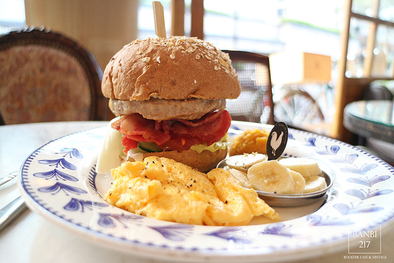 Banbi217 美食旅遊: [台北中山區]公雞咖啡 Rooster café & vintage:咖啡館、早午餐、下午茶(捷運雙連站與中山站)