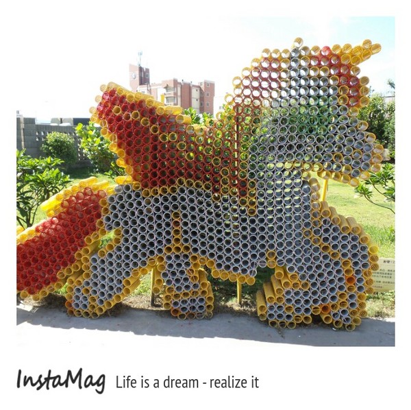 緞帶王織帶文化園區：【彰化景點】機器人金剛在彩帶王國囉~彰化鹿港緞帶王織帶文化園區