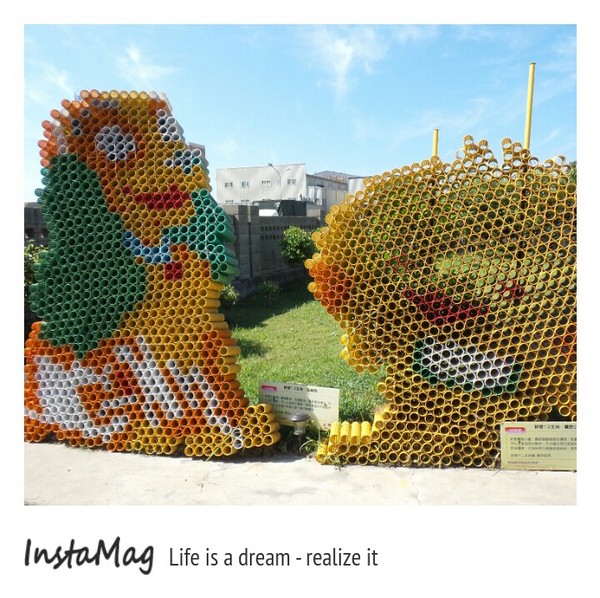 緞帶王織帶文化園區：【彰化景點】機器人金剛在彩帶王國囉~彰化鹿港緞帶王織帶文化園區