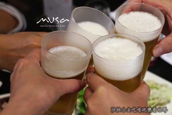 MVSA西班牙酒莊餐廳:吃Tapas送德國賓士博物館指定精釀啤酒『MVSA西班牙酒莊餐廳』捷運信義安和站