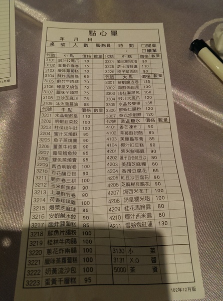 吉星港式飲茶：《台北。中山站》吉星港式飲茶