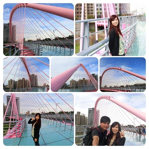 大坑情人橋：【台中景點】台中大坑情人橋-粉紅橋身勾出了我們的少女心好浪漫