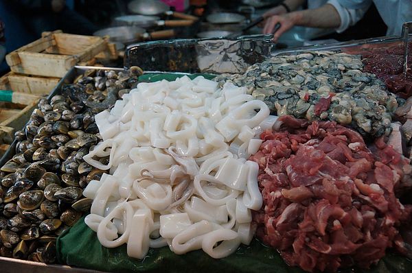 台北美食推薦-延三夜市必吃嘉義鮑魚海產粥