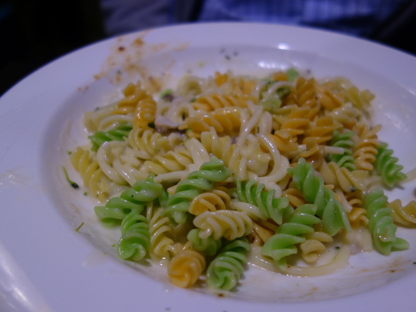 Dr. Pasta:Dr. Pasta+師大夜市+義大利麵+牛排+沙拉吧吃到飽+平價+奶油蔬菜義大利麵+沙朗牛排義大利麵+