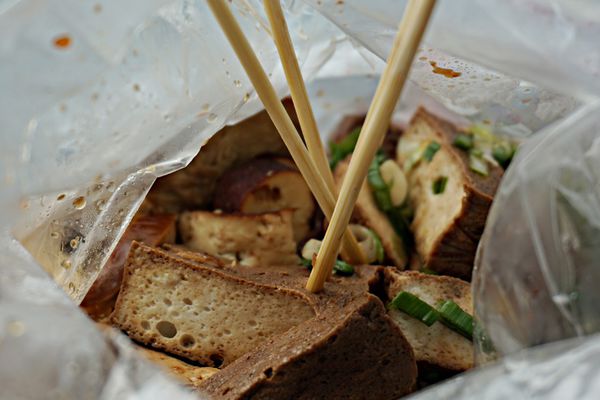 老阿伯現滷豆干8