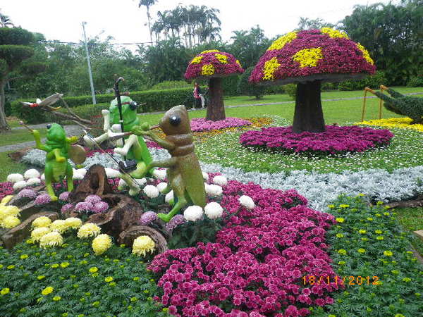 士林官邸公園：士林官邸【2012 手舞菊蹈】開展