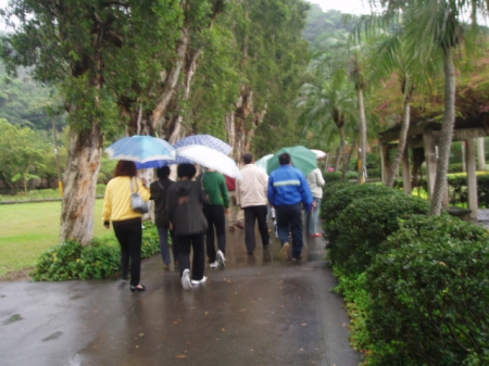 士林官邸公園:陸胞最愛景點【士林官邸】雨中賞花