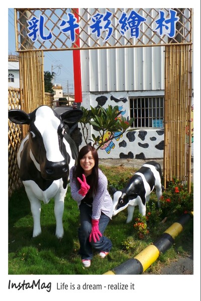 乳牛彩繪村：【彰化景點】彰化藍曬圖~福寶乳牛彩繪村
