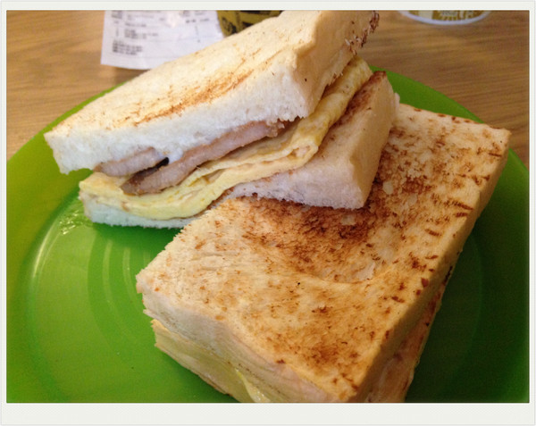 豐盛號：【♥美食】簡單的美味~豐盛號-炭烤三明治