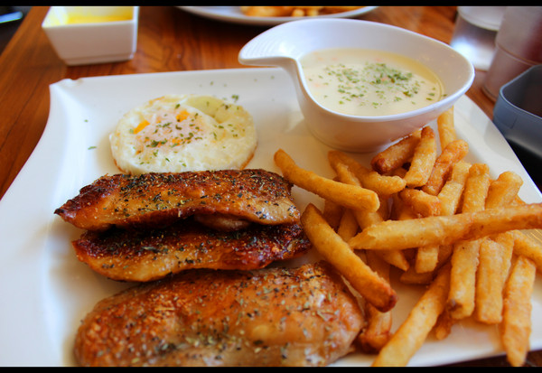 Dundas St.登打士街麵包美式主題餐廳：[淡江隱藏校園美食]手工麵包吃到飽？？？早午餐好便宜阿!!!!!