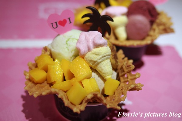 IOU Cafe：口碑券美食之旅~IOU CAFÉ手作冰淇淋店~粉嫩色調的手作冰淇店