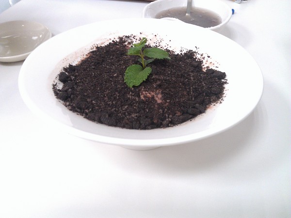 藍白拖冰舖：丞食中壢 - 藍白拖 之 小盆栽冰  中原大學