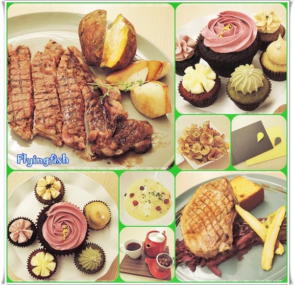 Les Bebes Cafe & Bar 貝貝西點(仁愛門市)：✜  餐桌上滴華麗冒險(初訪晚餐篇)-「Les Bebes Cafe & Bar貝貝西點(仁愛門市)」❤～