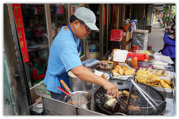 建國炸粿攤：馬公♬老少咸宜素食點心～美食節目也報導！　建國（素食）炸粿
