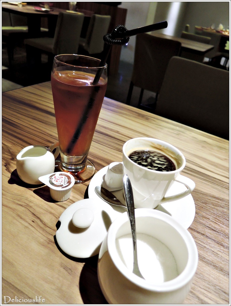 冰紅茶&熱義式淡咖啡