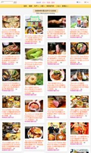 海綿飽飽的鳳梨城堡的美食牆