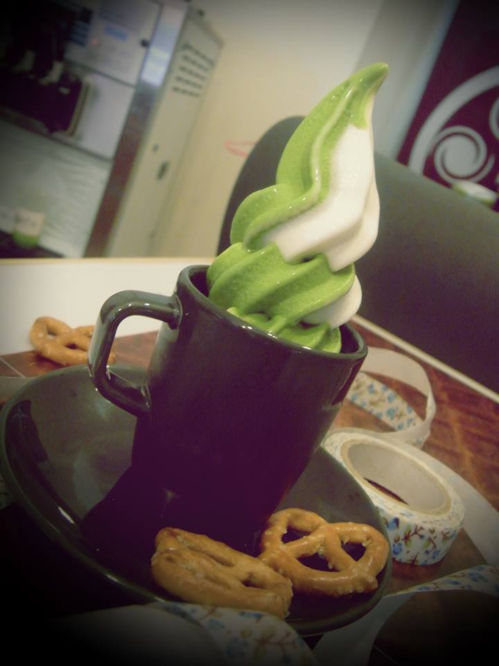 靜岡抹茶MIX義式香草 霜淇淋