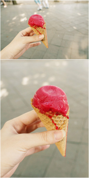 自由冰品：澎湖通樑♬仙人掌冰紫紅嬌艷好動人～訪名勝順路的盛夏退火好滋味　自由冰品