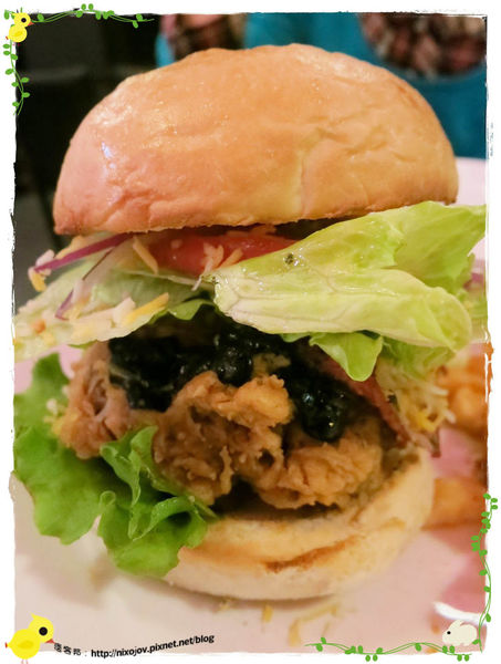 台北-Rock Shock 驚嚇搖滾廚房-聖誕夜驚魂-漢堡套餐-漢堡