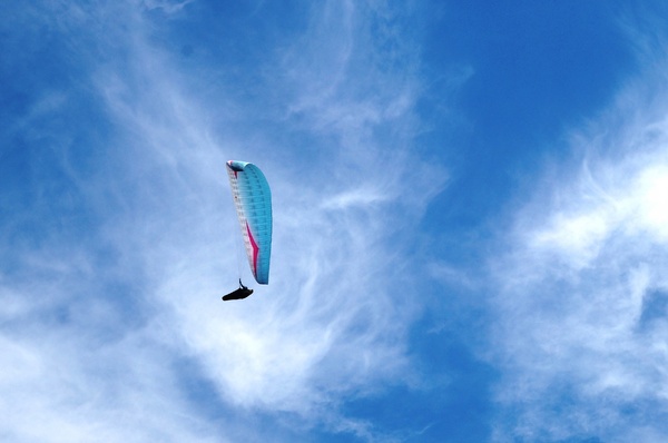 虎頭山山頂觀景公園：[南投埔里] 飛行傘基地 - 迎風翱翔吧!