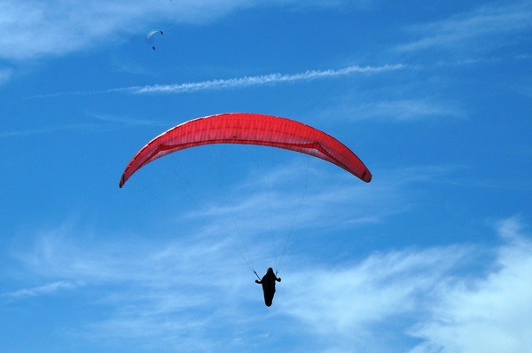 虎頭山山頂觀景公園：[南投埔里] 飛行傘基地 - 迎風翱翔吧!