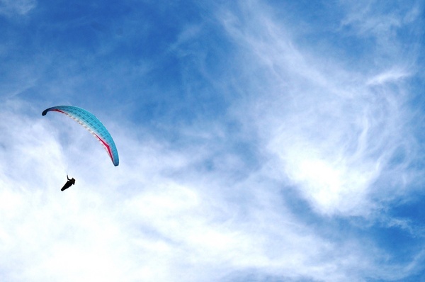 虎頭山山頂觀景公園：[南投埔里] 飛行傘基地 - 迎風翱翔吧!