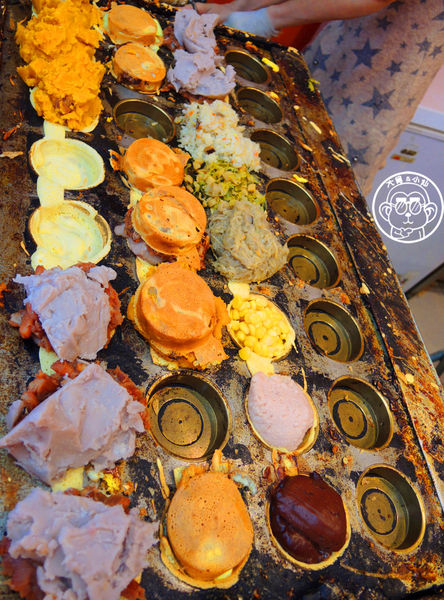 太極鰲車輪餅：呷飽祙【新北板橋･太極鱉車輪餅】排隊爆漿紅豆餅