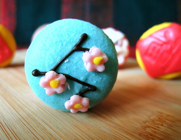 天鵝脖子街(台中逢甲):宅配試吃 ❤ 天鵝脖子街迎春馬卡龍禮盒