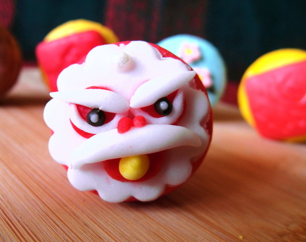 天鵝脖子街(台中逢甲):宅配試吃 ❤ 天鵝脖子街迎春馬卡龍禮盒