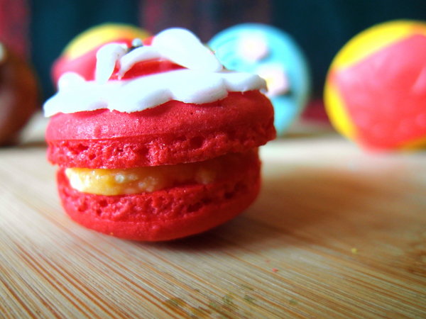 天鵝脖子街(台中逢甲):宅配試吃 ❤ 天鵝脖子街迎春馬卡龍禮盒