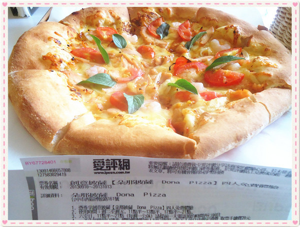 朵那披薩 Dona Pizza：【愛評口碑券♥第十七彈】12吋創意大披薩@朵那披薩 Dona Pizza