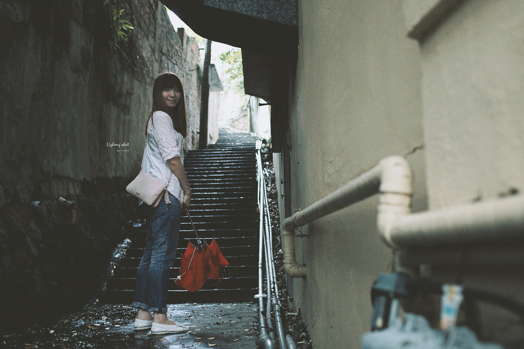 白霧霧的北投地熱谷