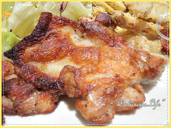 炙燒美式雞腿排套餐1