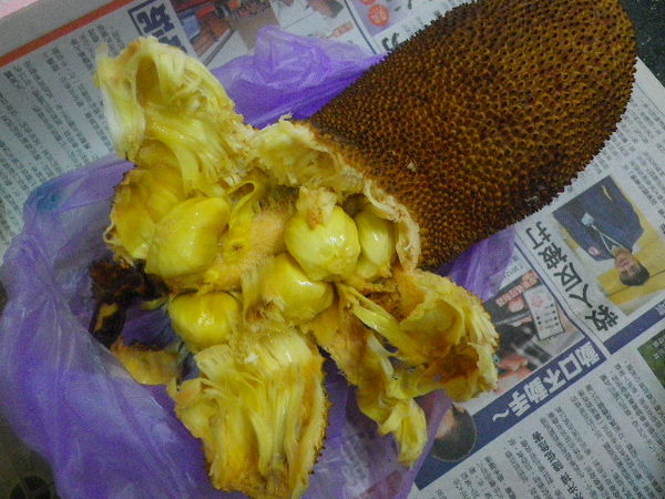 海口水果平價中心:鮮見的水果-榴槤蜜-絕妙的滋味