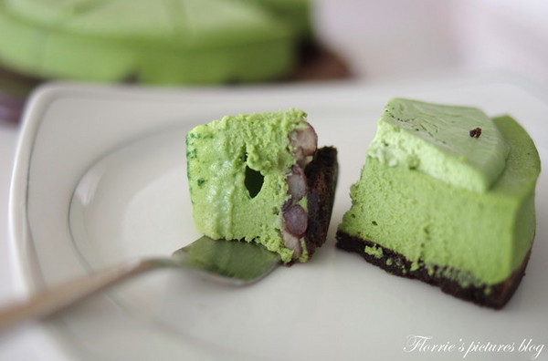 君城蛋糕：試吃~君城本家--宇治抹茶起司蛋糕、OREO起司蛋糕~淡淡的抹茶香味真迷人