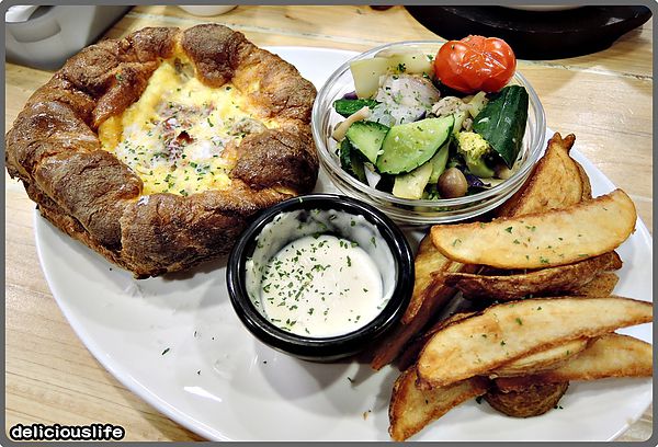 培根蘑菇烘蛋早午餐230-1